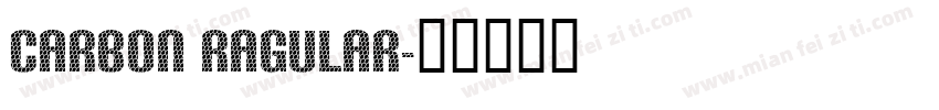 carbon ragular字体转换